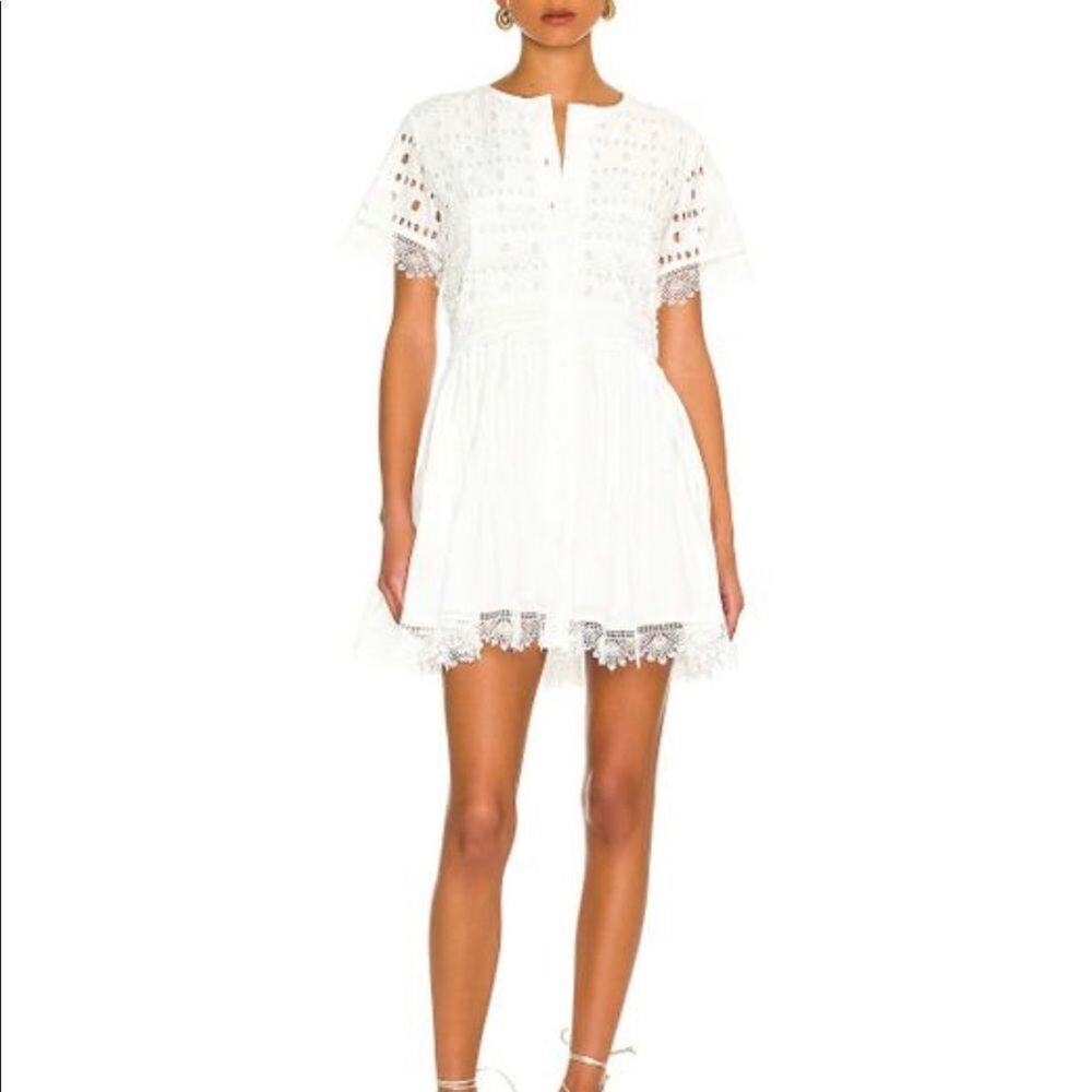 NWOT WAIMARI MIRAGE WHITE MINI DRESS SIZE M